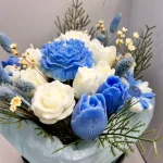 Blue Flowers Candle Box - Image 2