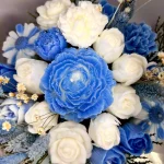 Blue Flowers Candle Box - Image 3