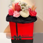 Blush Pink Flowers Candle Box - Image 2