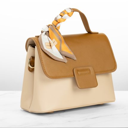 Business Pocket Handbag Beige Color