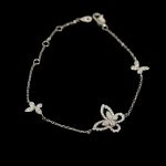 Butterfly Women's Fine bracelet, Silver Plated - Image 2