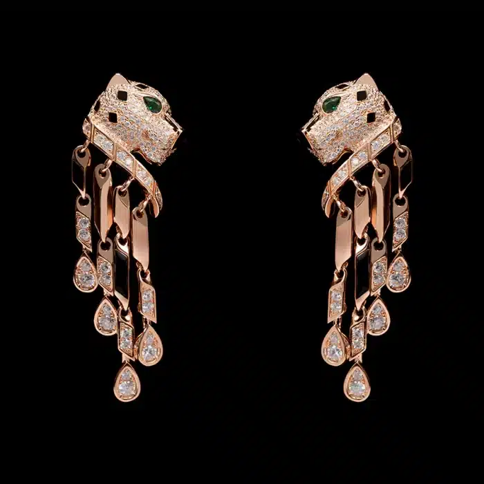 Leopard Earrings 18k Gold Plated - Image 1
