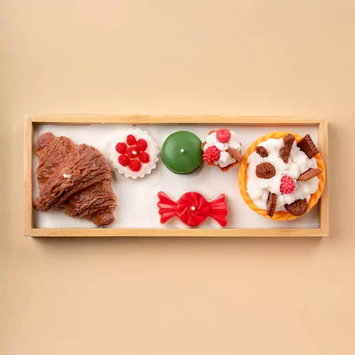 Delicious Sweets Plate Candle for Decoration