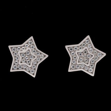 Elegant Star Moissanite Earrings