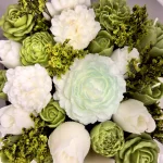 Green Flowers Candle Box - Image 4