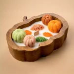 Pumpkin Wooden Candle - Image 2