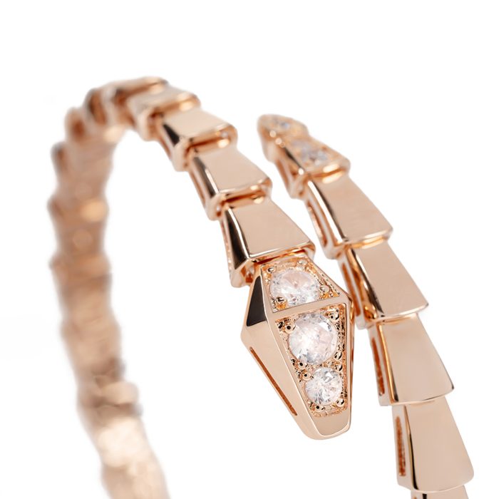 Serpent Bangle Plated in 18K Rose Gold - Image 2