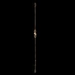 Stylish Fine Bracelet 3 Delicate Russian-inspired Plated in 18K Gold