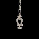 Stylish Horseshoe Lock Women's Bracelet Radium Plated - Image 2