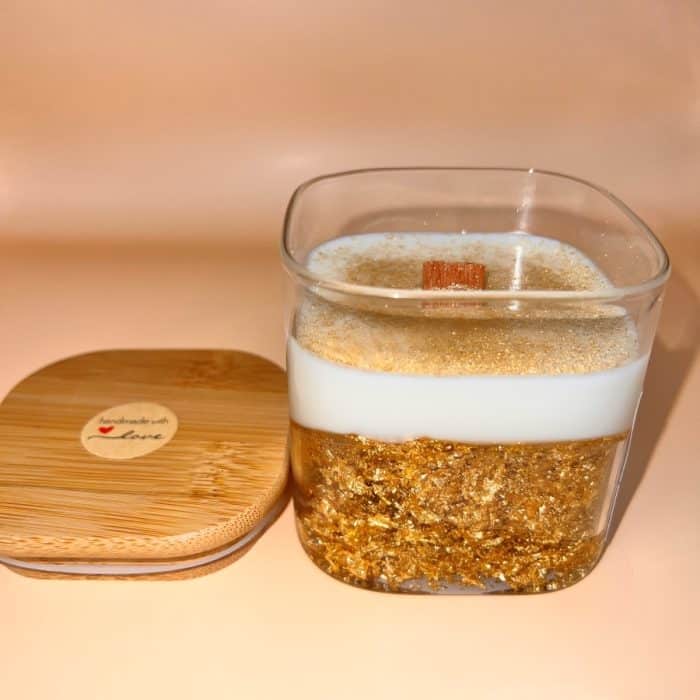 Luxury Golden Candle