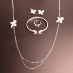 Elegant Butterfly-Inspired Jewelry Set