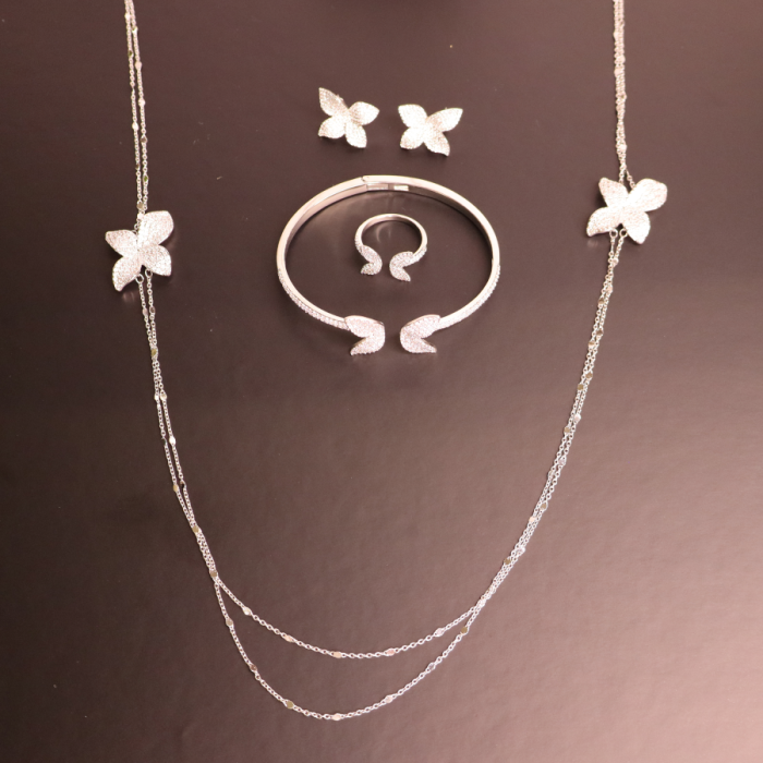 Elegant Butterfly-Inspired Jewelry Set