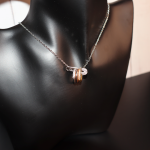 Tricolor Harmony Necklace & Earring Set - Image 3