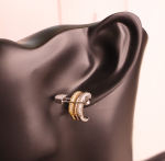 Tricolor Harmony Necklace & Earring Set - Image 4